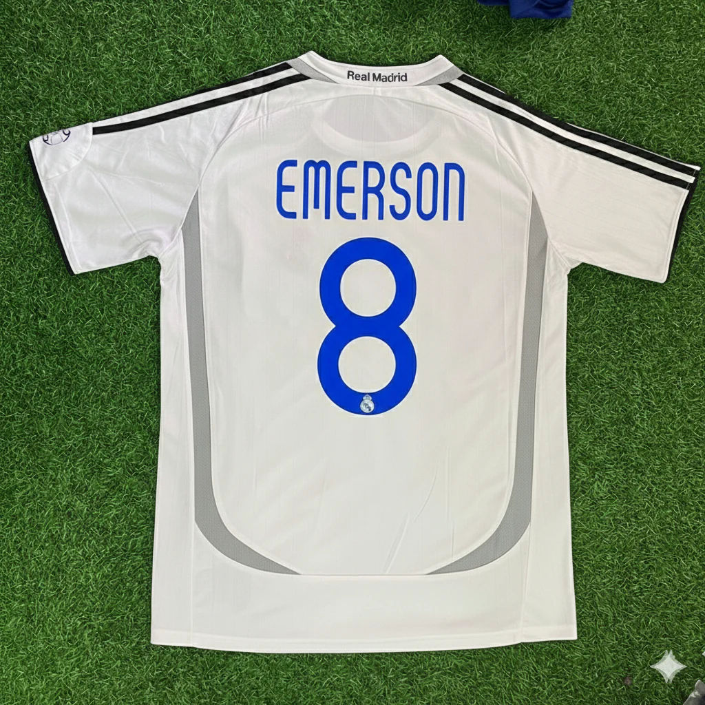 Emerson 8 – Real Madrid 2006–2007 Heimtrikot – | Trikot | Maillot Fußballtrikot