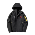 Milan Black Windbreaker Jacket – | Windbreaker Jacke | Fußballtrikot