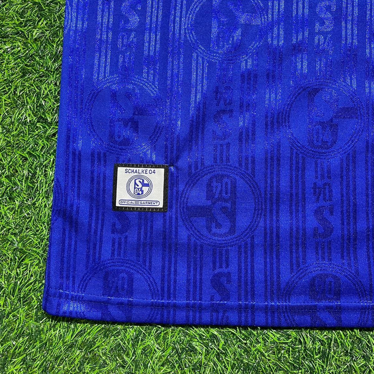 Olaf Thon Schalke 04 1996-1997 Heim-Retro-Fußballtrikot