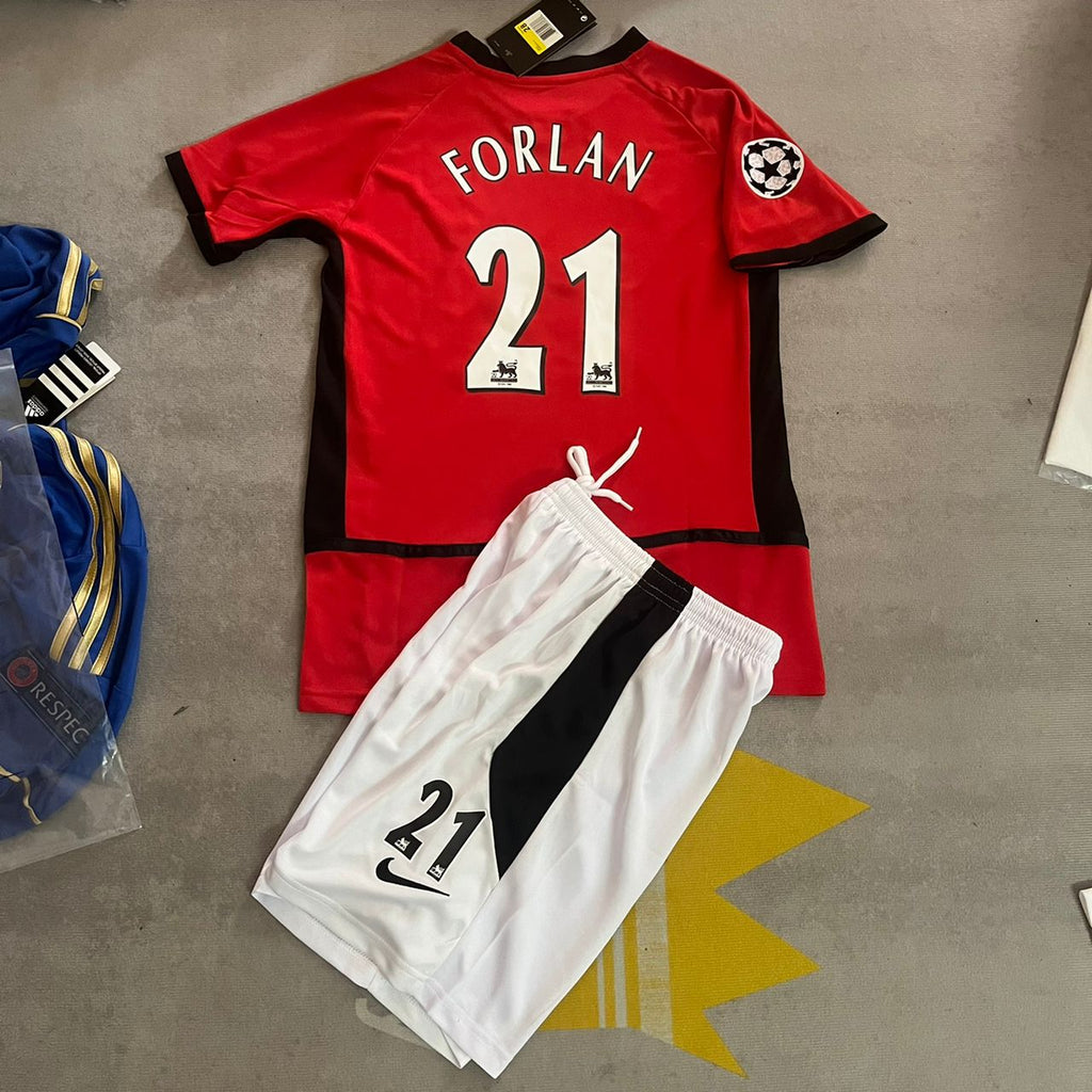 Diego Forlán Manchester United Kinder Heimtrikot