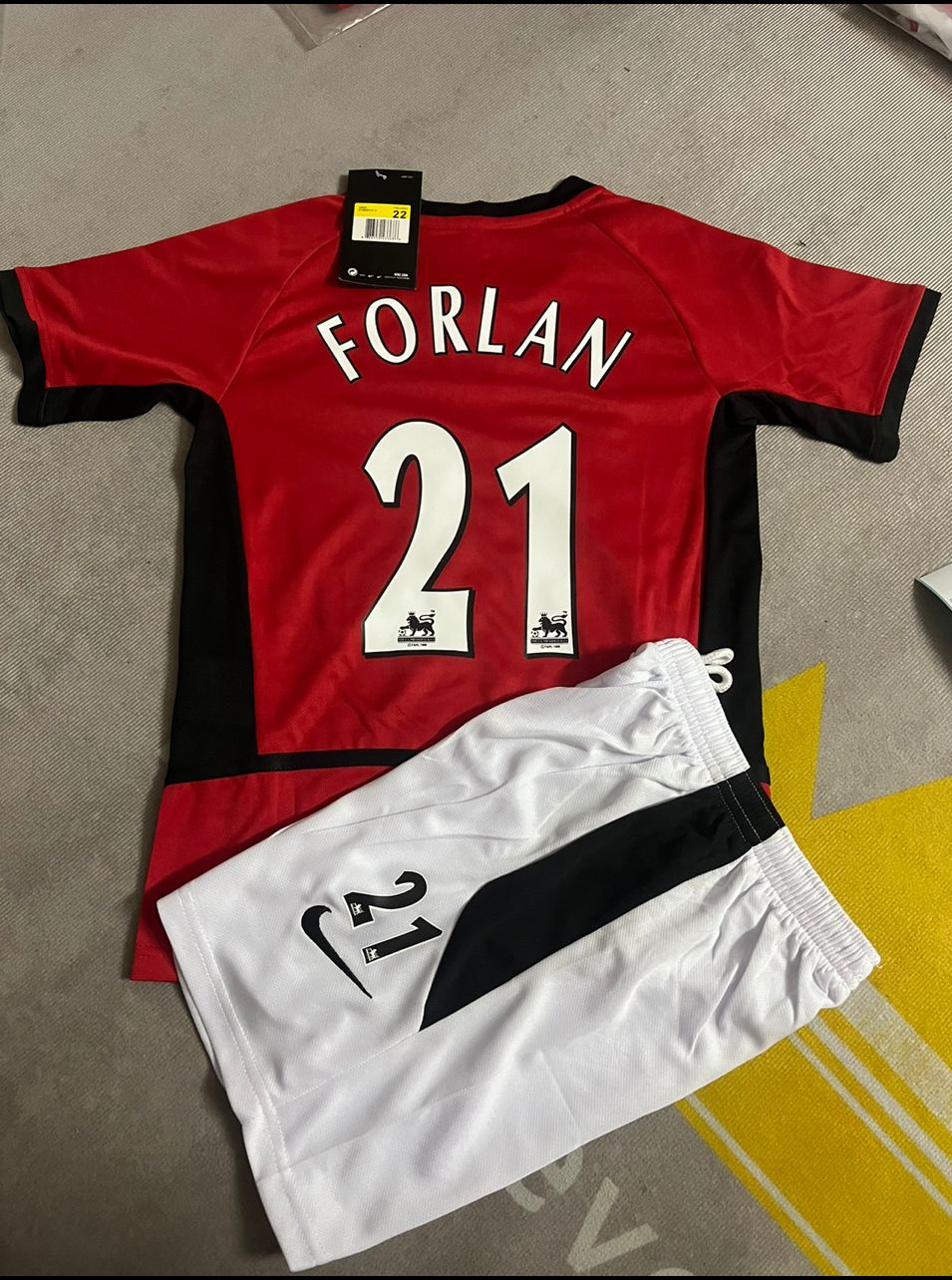 Diego Forlán Manchester United Kinder Heimtrikot