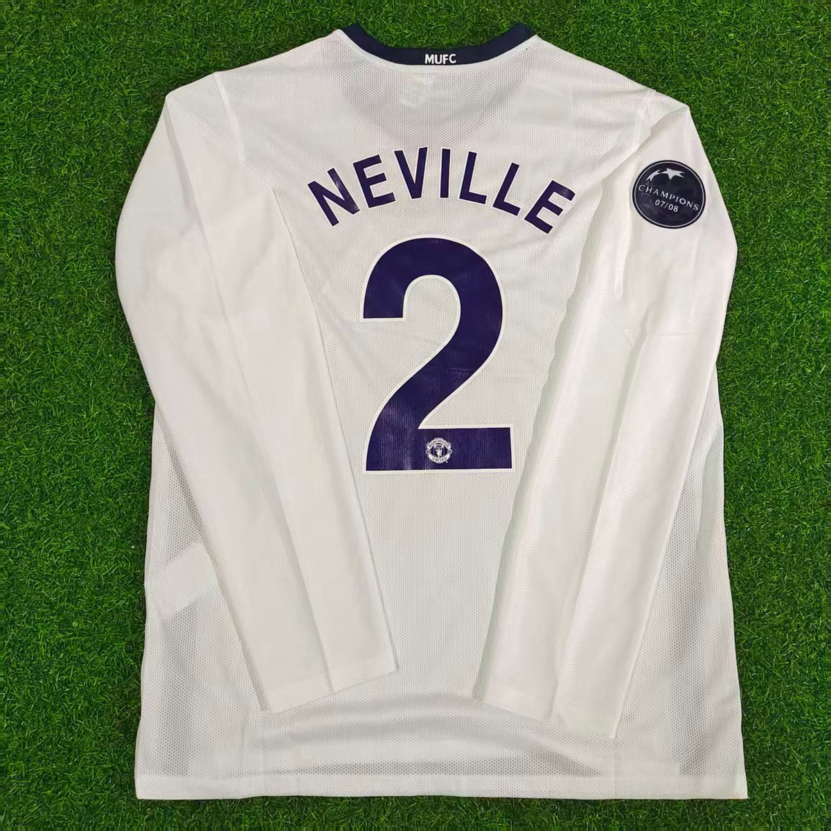 Gary Neville Manchester United 2009 Finale Langarm Retro Fußballtrikot