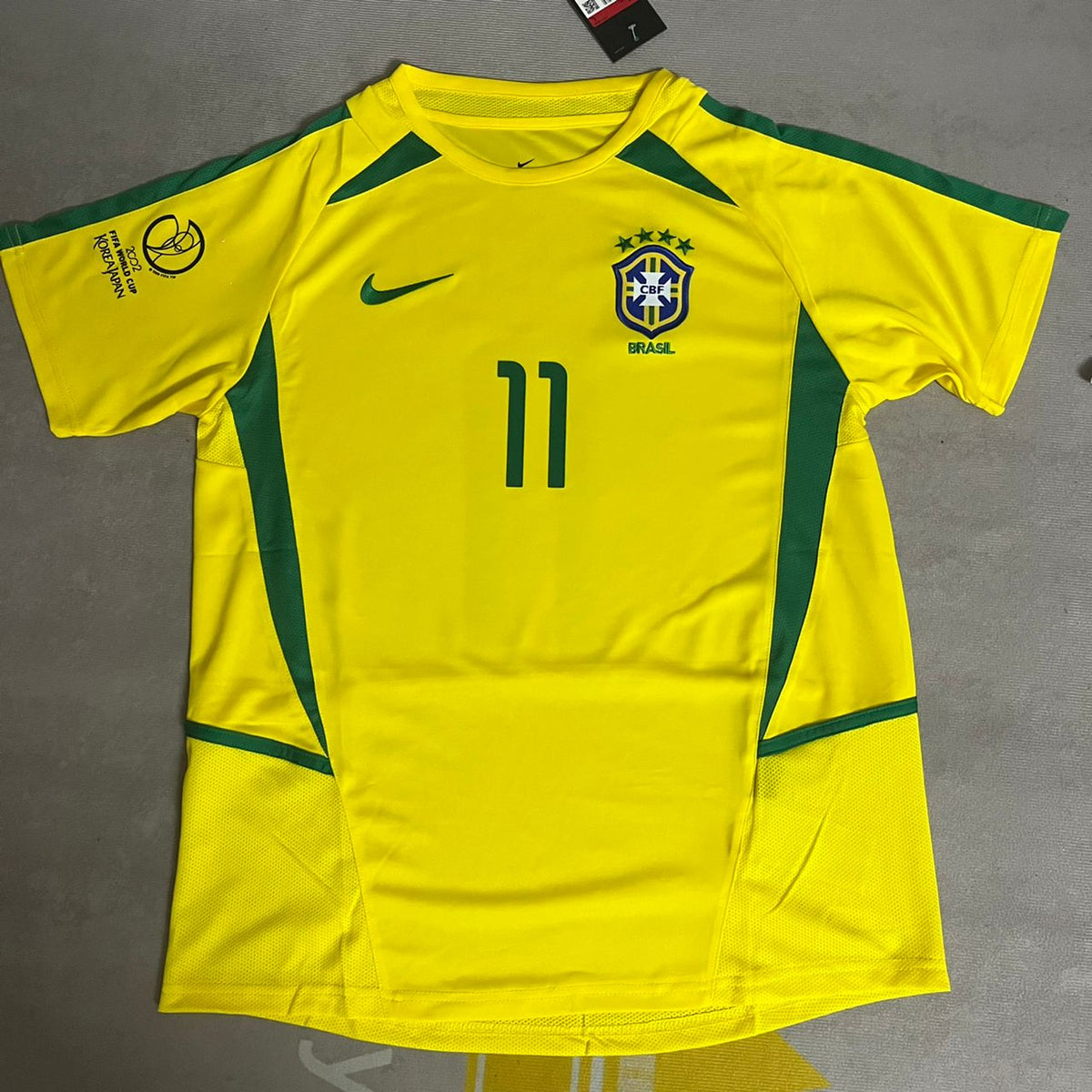 Ronaldinho Brasilien WM 2002 Retro Fußballtrikot