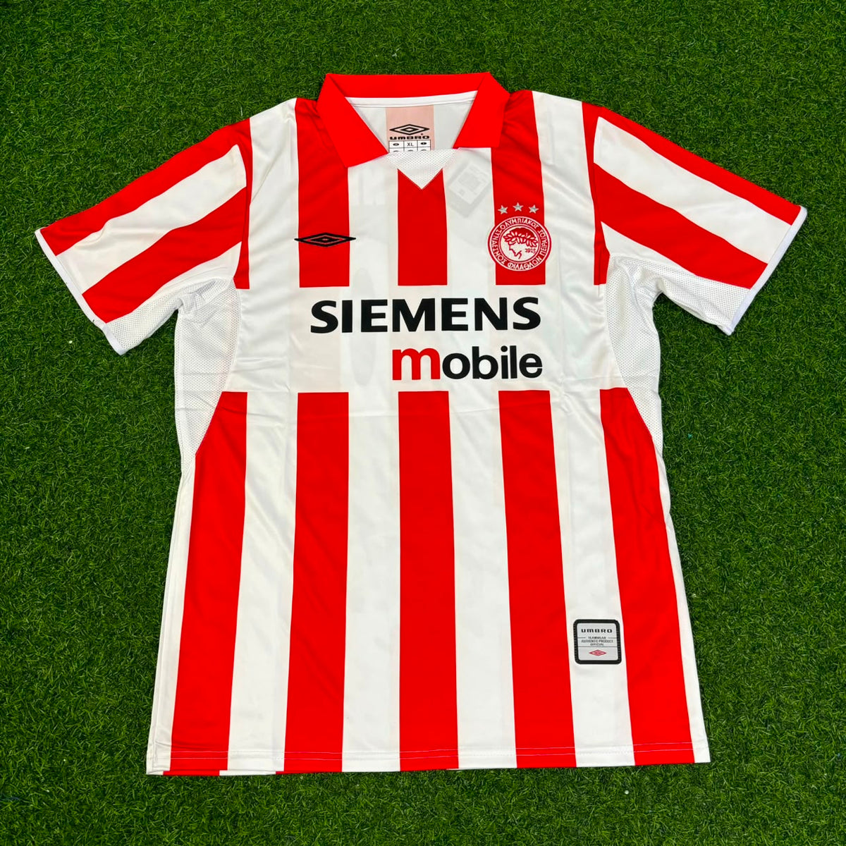 Giovanni Silva de Oliveira Olympiacos 2004-2005 Retro Home Football Jersey