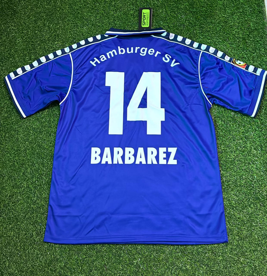 Sergej Barbarez - Hamburger SV 2000-2001 Retro Heimtrikot Fußballtrikot