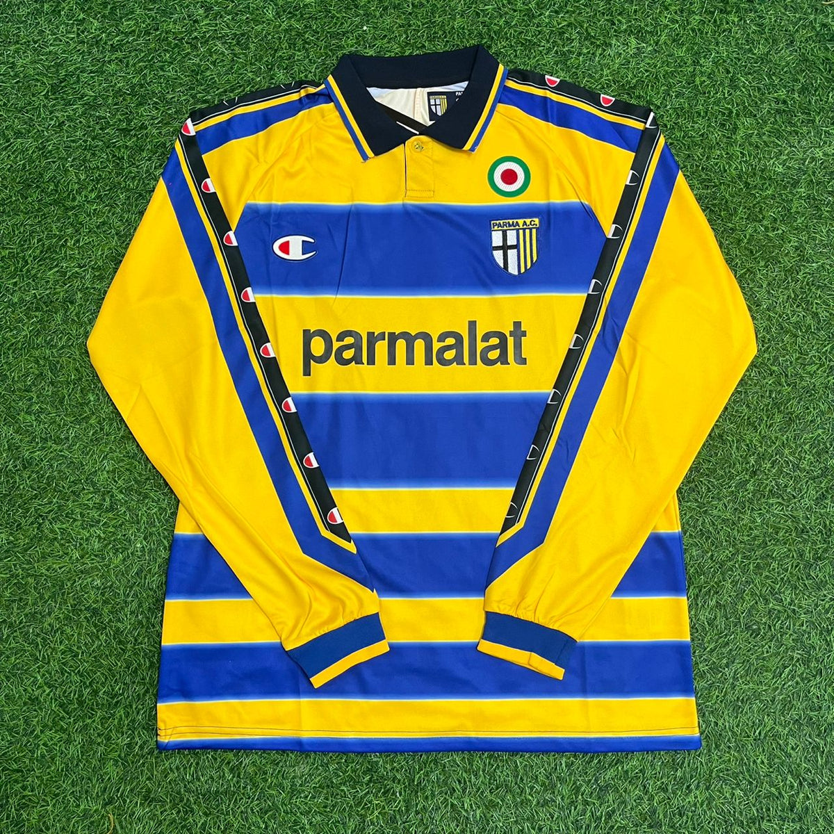 Paulo Sousa Parma 1999/2000 Retro Langarm Fußballtrikot