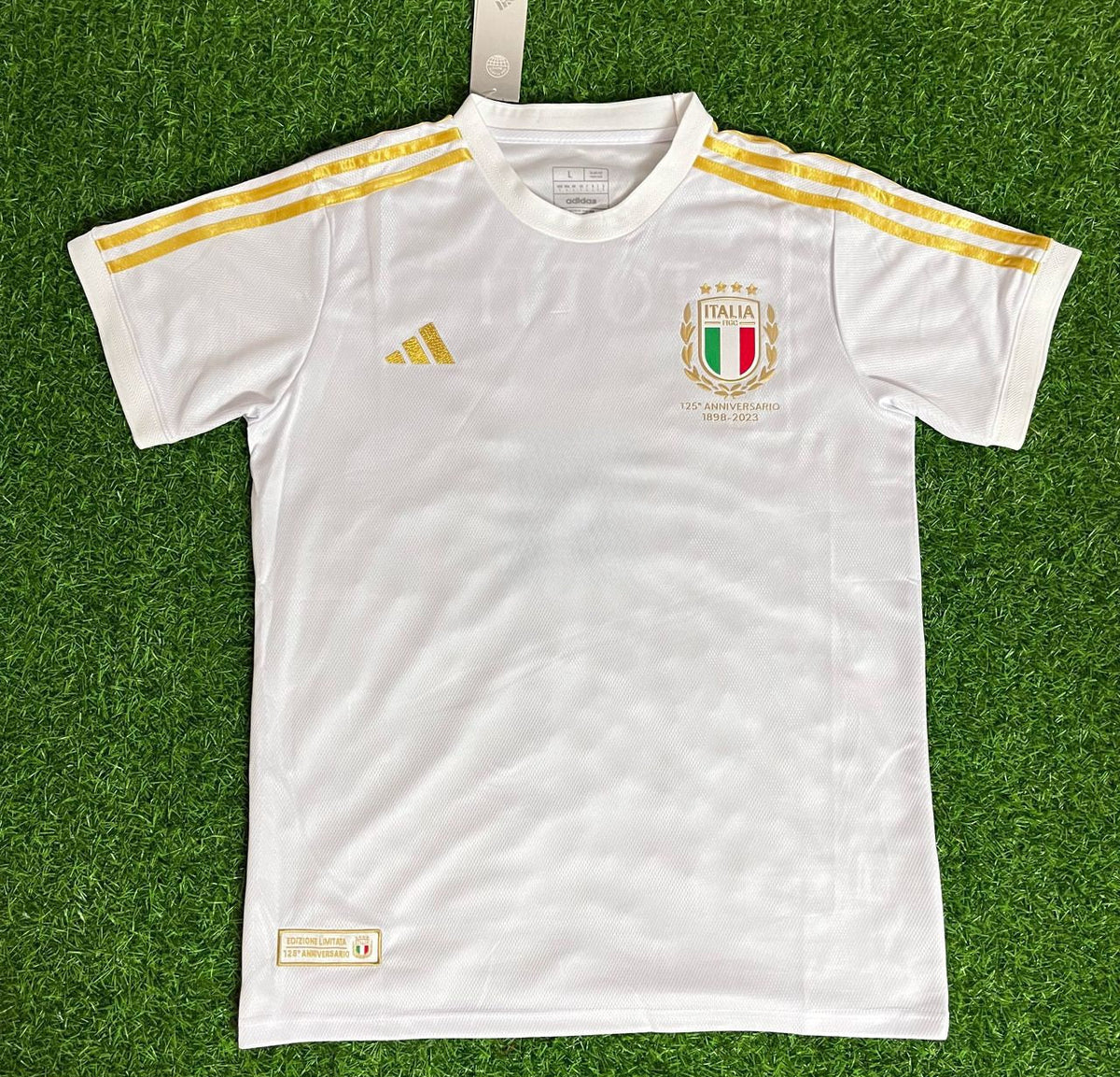 Gennaro Gattuso - Italy White Anniversary Kit Jersey Trikot Maillot Soccer Shirt