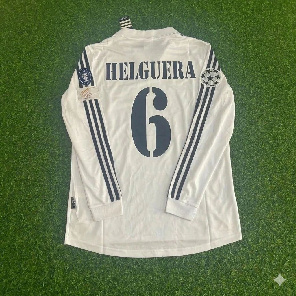 Iván Helguera 6 – Real Madrid 2002/2003 Heimtrikot Langarm