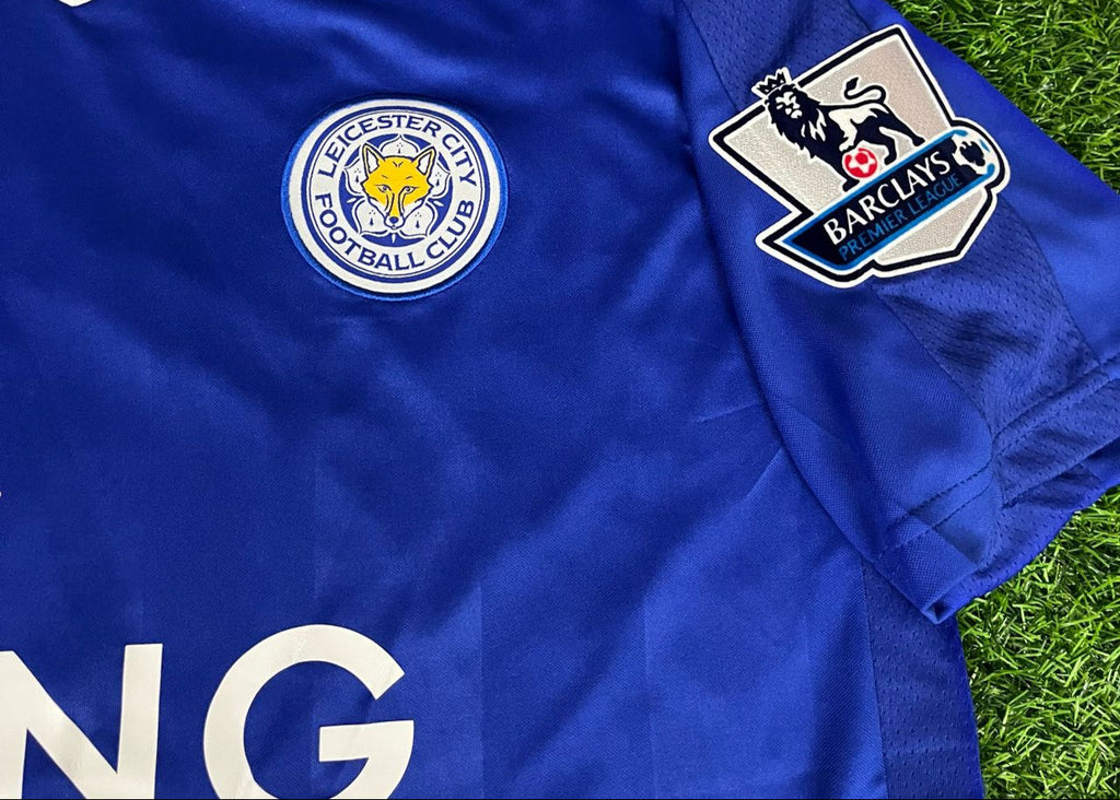 Riyad Mahrez - Leicester City 2015/16 Retro Kit Trikot