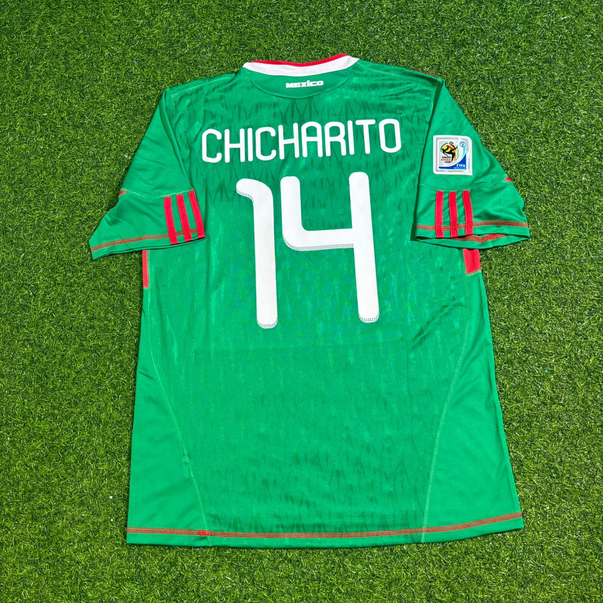 Javier Hernández Chicharito Mexico 2010 World Cup Retro Football Jersey