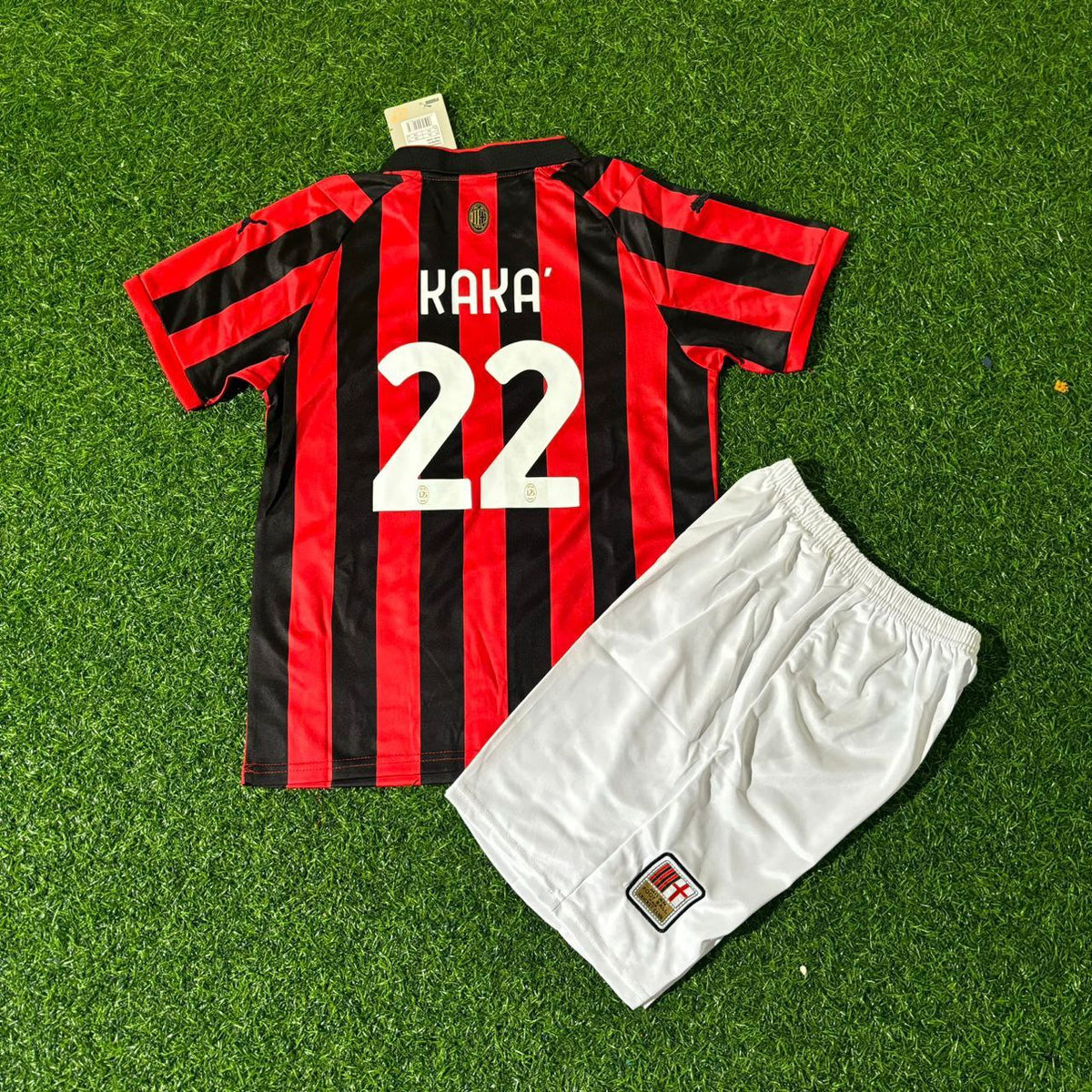 Kaká AC Mailand Retro Vintage Fußballtrikot-Set