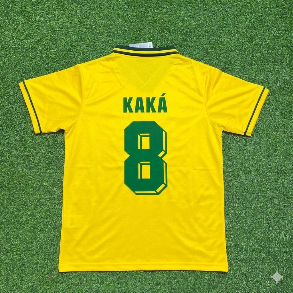 Kaka Leite #8 Brasilien Retro Fußballtrikot