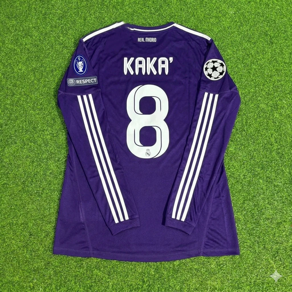 Kaka’ Leite 8 – Real Madrid 2010/2011 Violett Langarm-Fußballtrikot