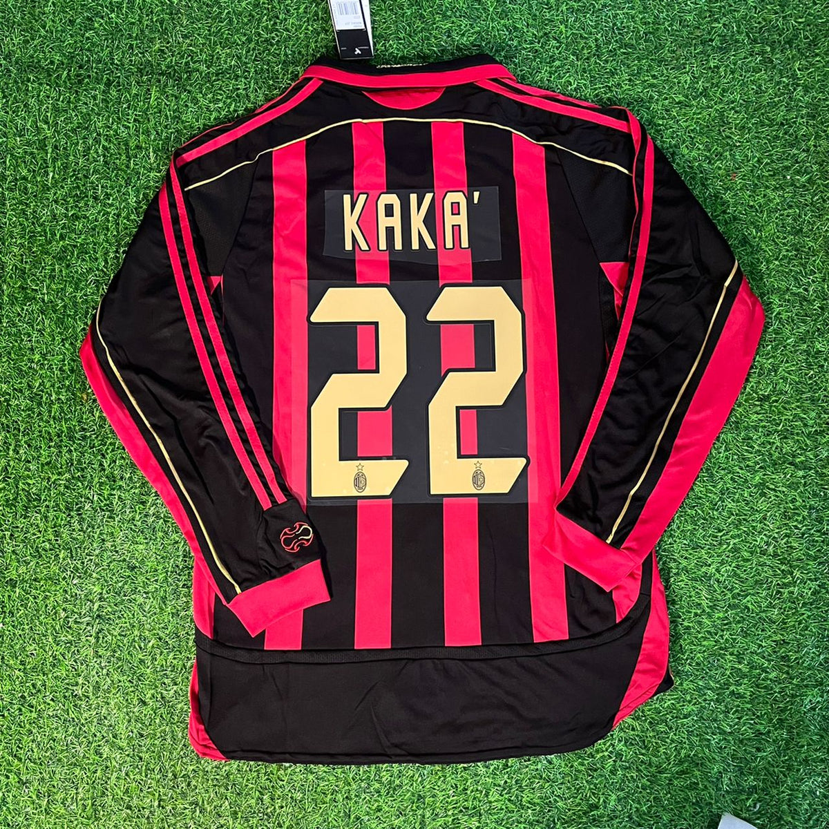 Kaka Leite Milan 2006 2007 Retro Langarm Trikot Fußballhemd