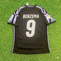Karim Benzema 9 – Real Madrid 2016 Retro Fußballtrikot Schwarz