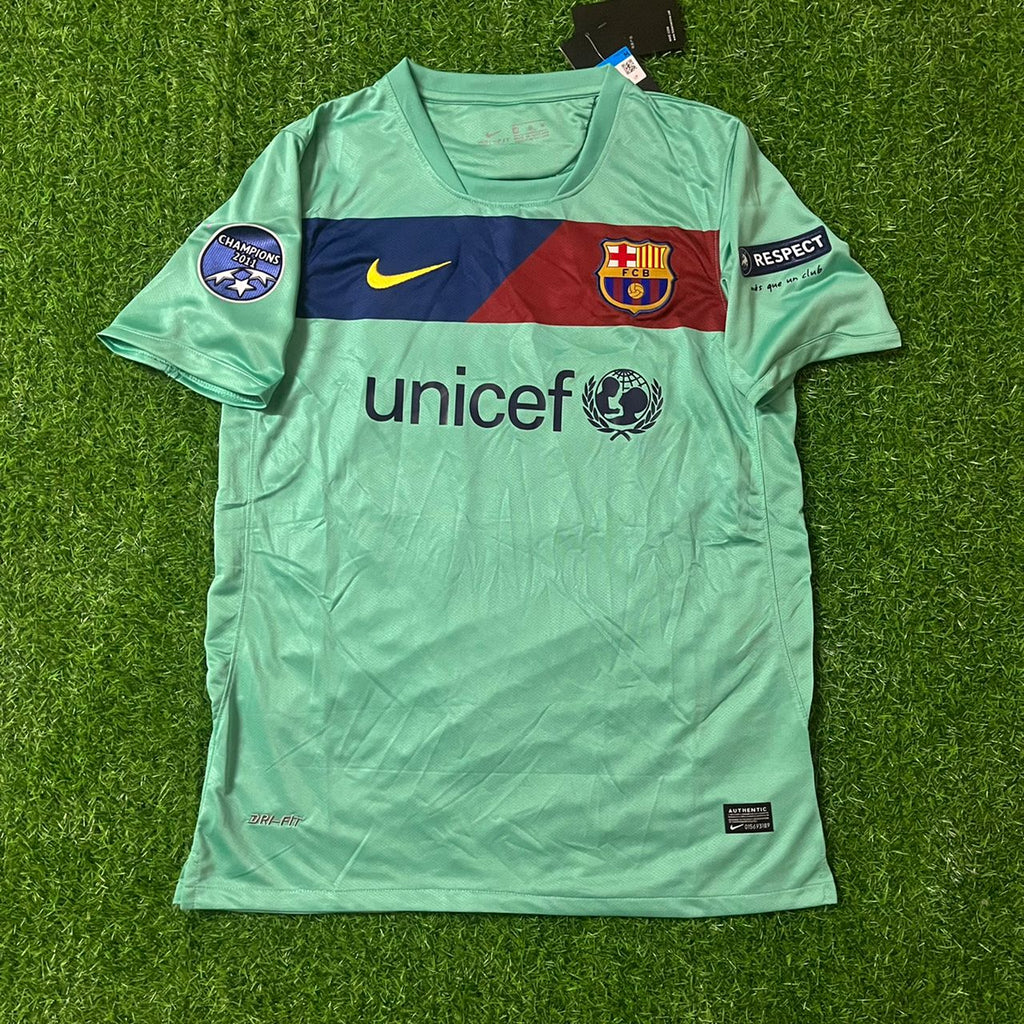 Xavi 6 - Barcelona 2011/2012 Blau Rot Heim Retro Trikot