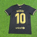 Lionel Messi Barcelona 2020-2021 Black Retro Football Jersey