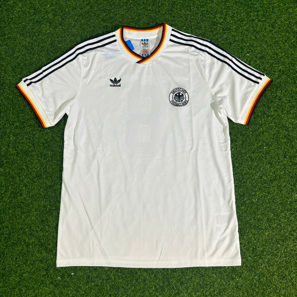 Karl-Heinz Rummenigge #11 Deutschland 1986 Weltmeisterschaft Retro Trikot Weiß