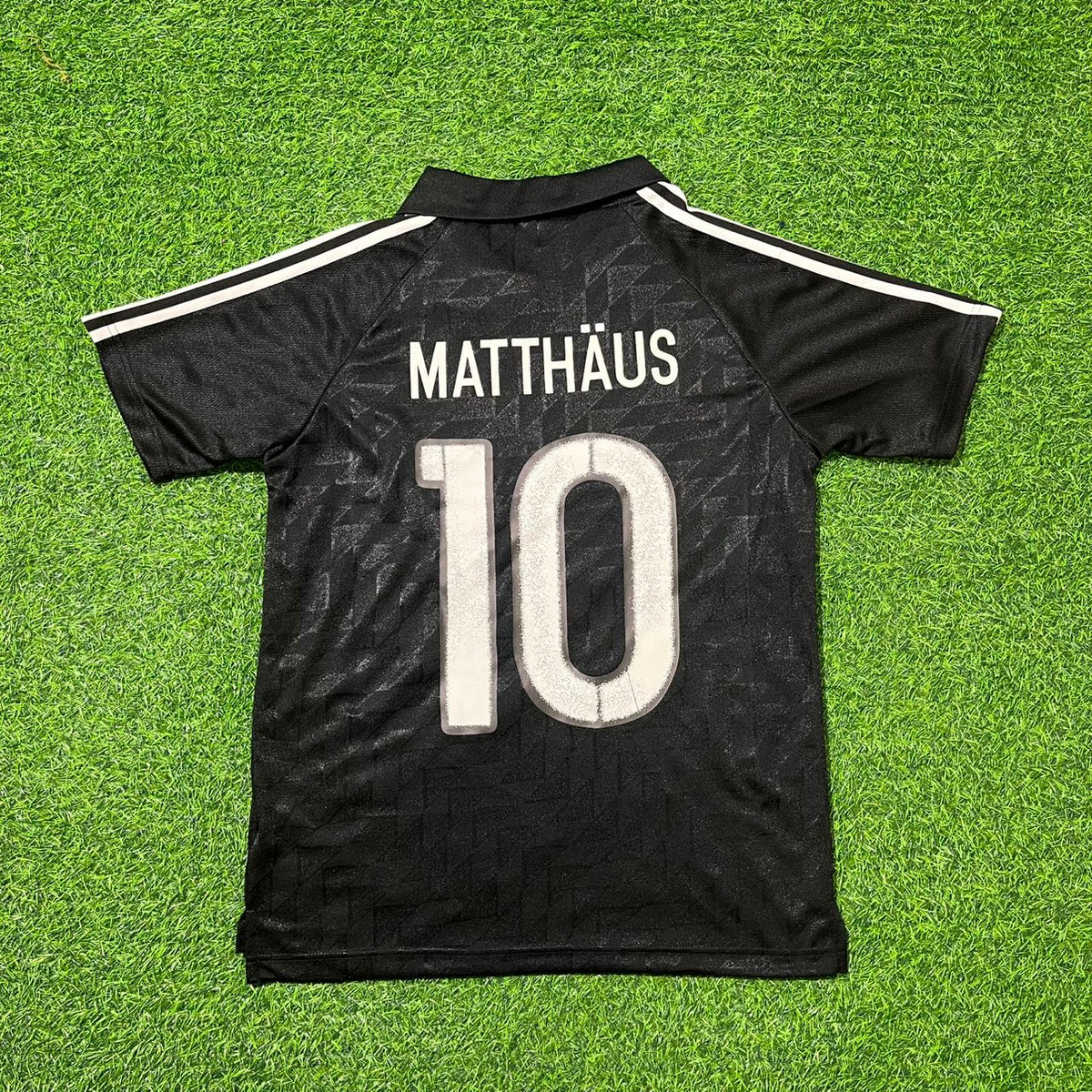 Lothar Matthäus Deutschland 1990 WM Schwarz Retro Fußballtrikot