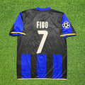 Luís Figo #7 Inter Milan 2008-09 Retro Football Jersey Kit