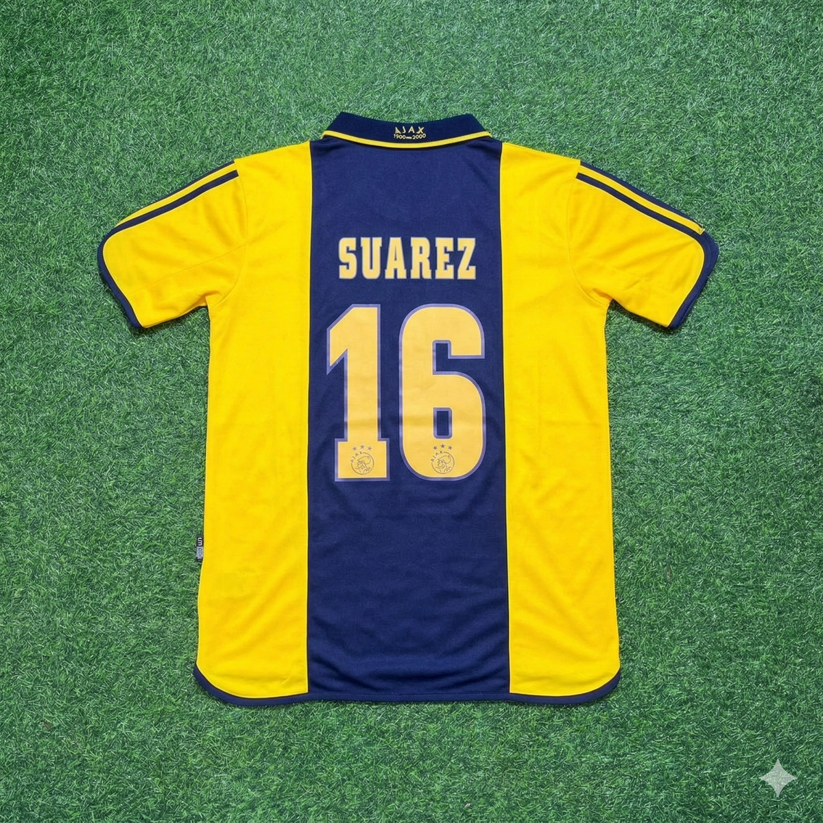 Luis Suarez Ajax Retro Gelbes Fußballtrikot