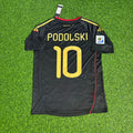 Lukas Podolski - Germany Deutschland 2010 World Cup Black Jersey Trikot