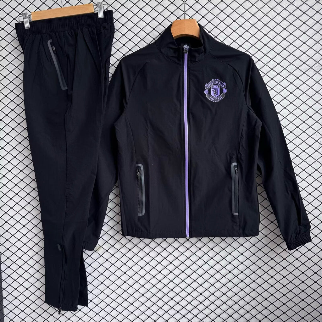 Manchester United 2025/2026 Trainingsanzug Windbreaker Jacke Hose