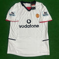 Manchester United Trikot Retro Weiß 2002/2003