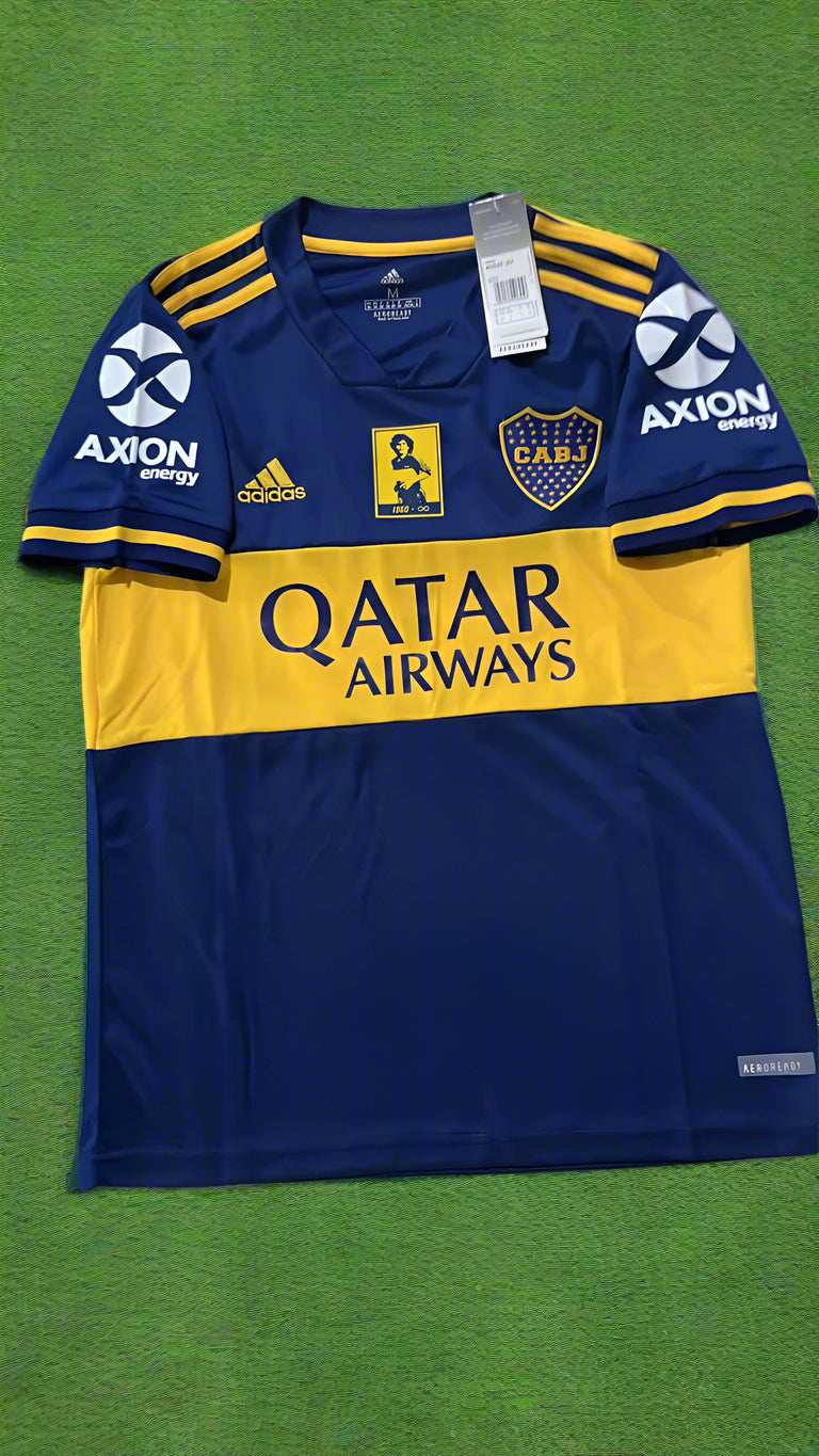 Diego Armando Maradona Boca Juniors Erinnerungs-Retro-Trikot Fußballtrikot
