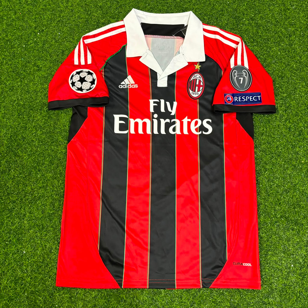 Mario Balotelli – AC Milan 2012/13 Home Retro Kit Jersey – | Trikot | Maillot Soccer Shirt