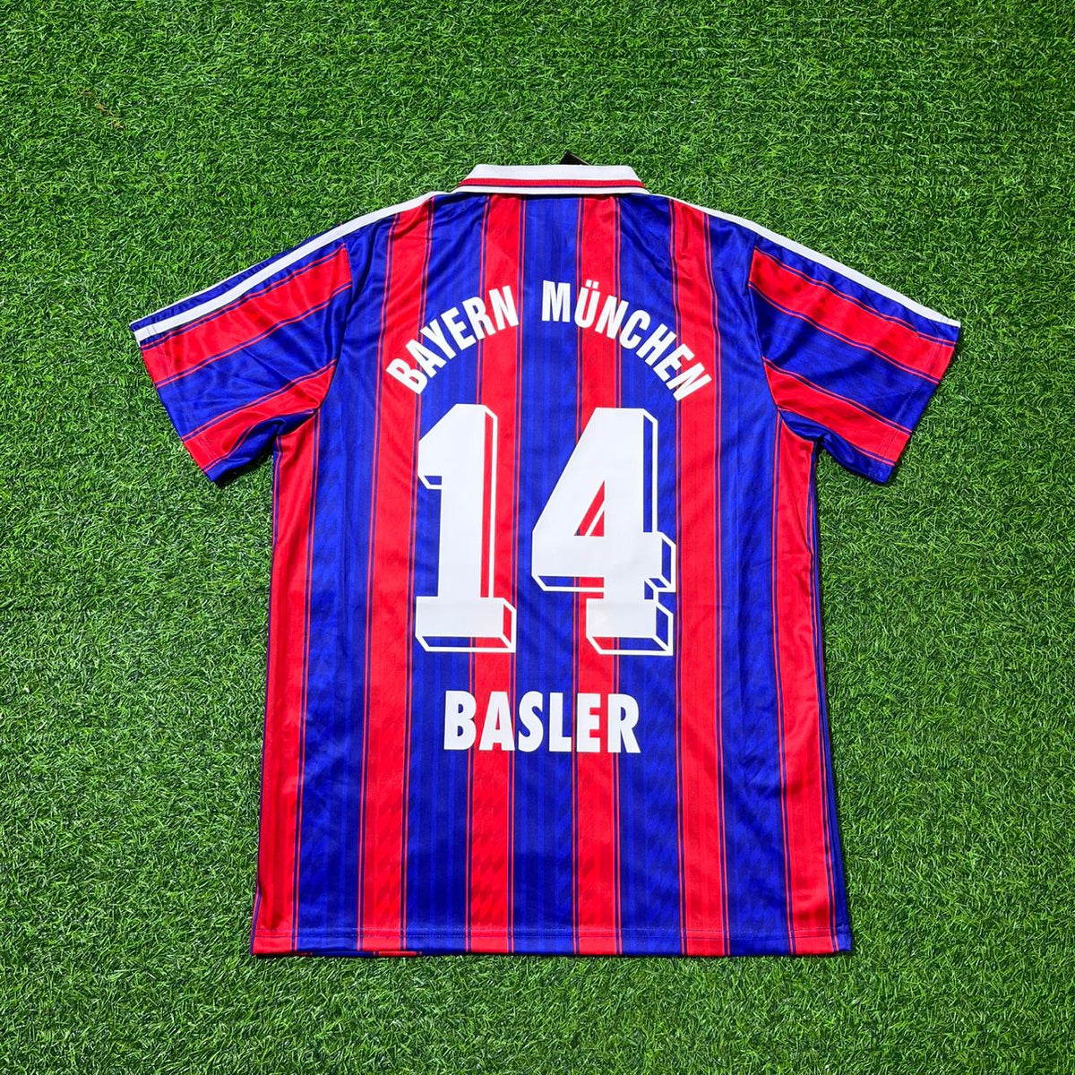 Mario Basler Bayern München 1995–1997 Retro-Fußballtrikot-Set