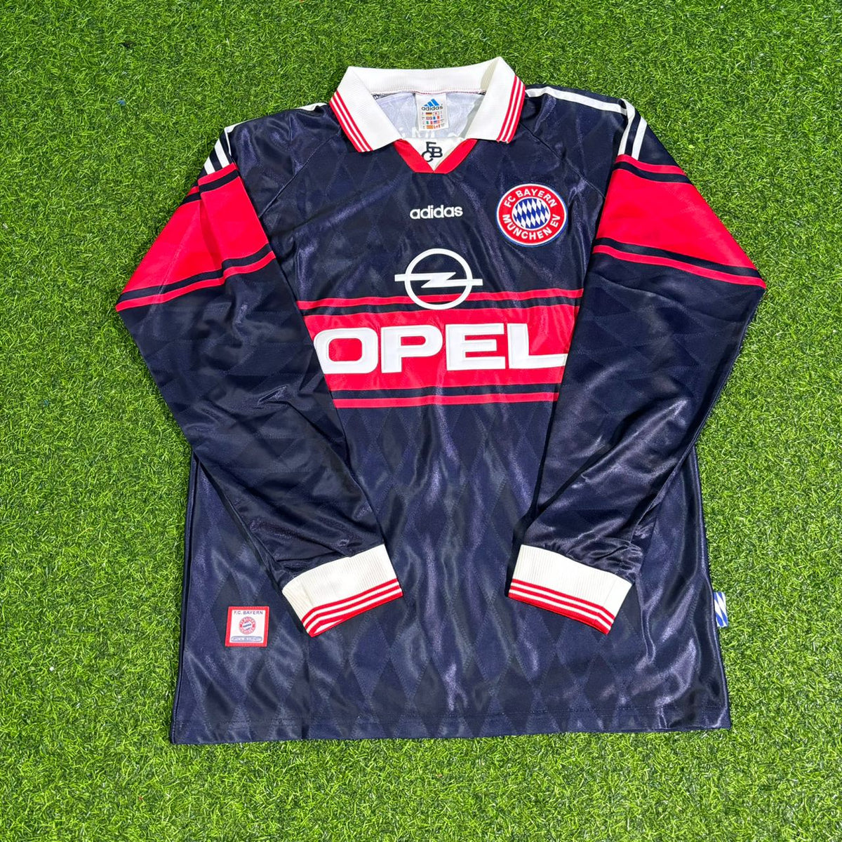 Markus Babbel FC Bayern München Saison 1997/98 Langarm Heim Retro Trikot