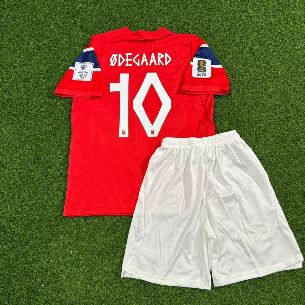 Martin Ødegaard Norwegen Fußballtrikot für Kinder WM 2026