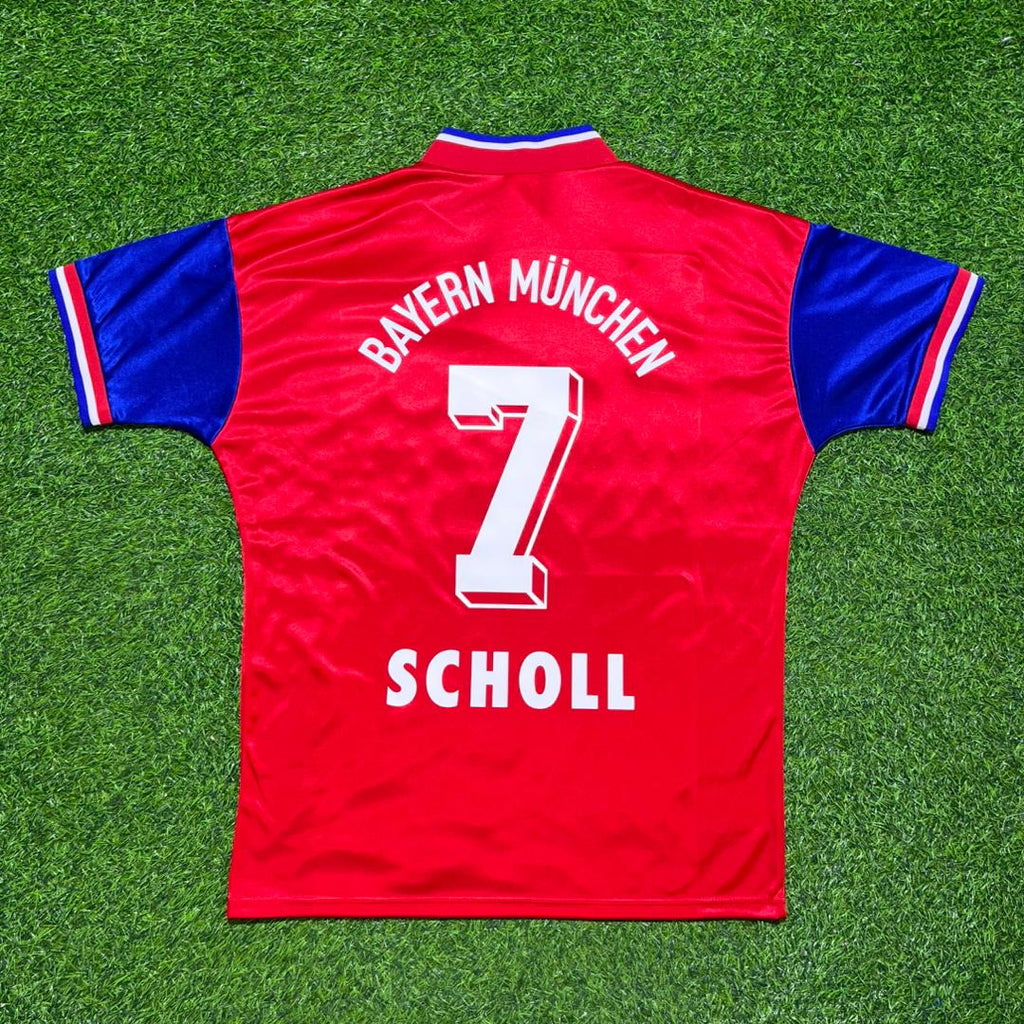 Mehmet Scholl #7 Bayern München 1993 1995 Heim-Retro-Fußballtrikot