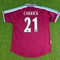Michael Carrick West Ham 1999-2000 Heim-Retro-Fußballtrikot
