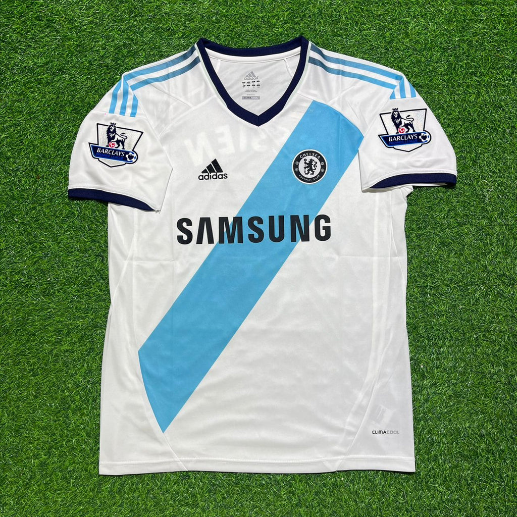 Michael Essien Chelsea 2012–2013 Retro Weißes Fußballtrikot