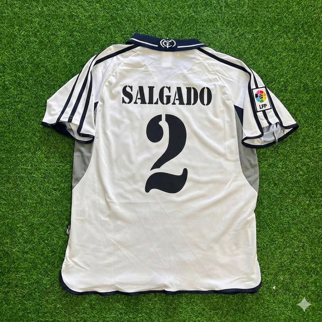 Michel Salgado 2 – Real Madrid 2000 Retro-Fußballtrikot