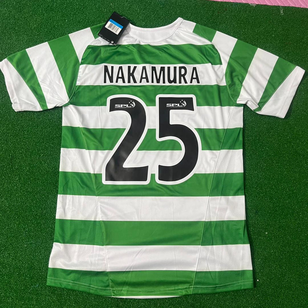Shunsuke Nakamura Celtic 2005-2007 Retro Heimtrikot Fußballtrikot