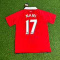 Luis Nani Manchester United 2010/2011 Retro Home Football Jersey