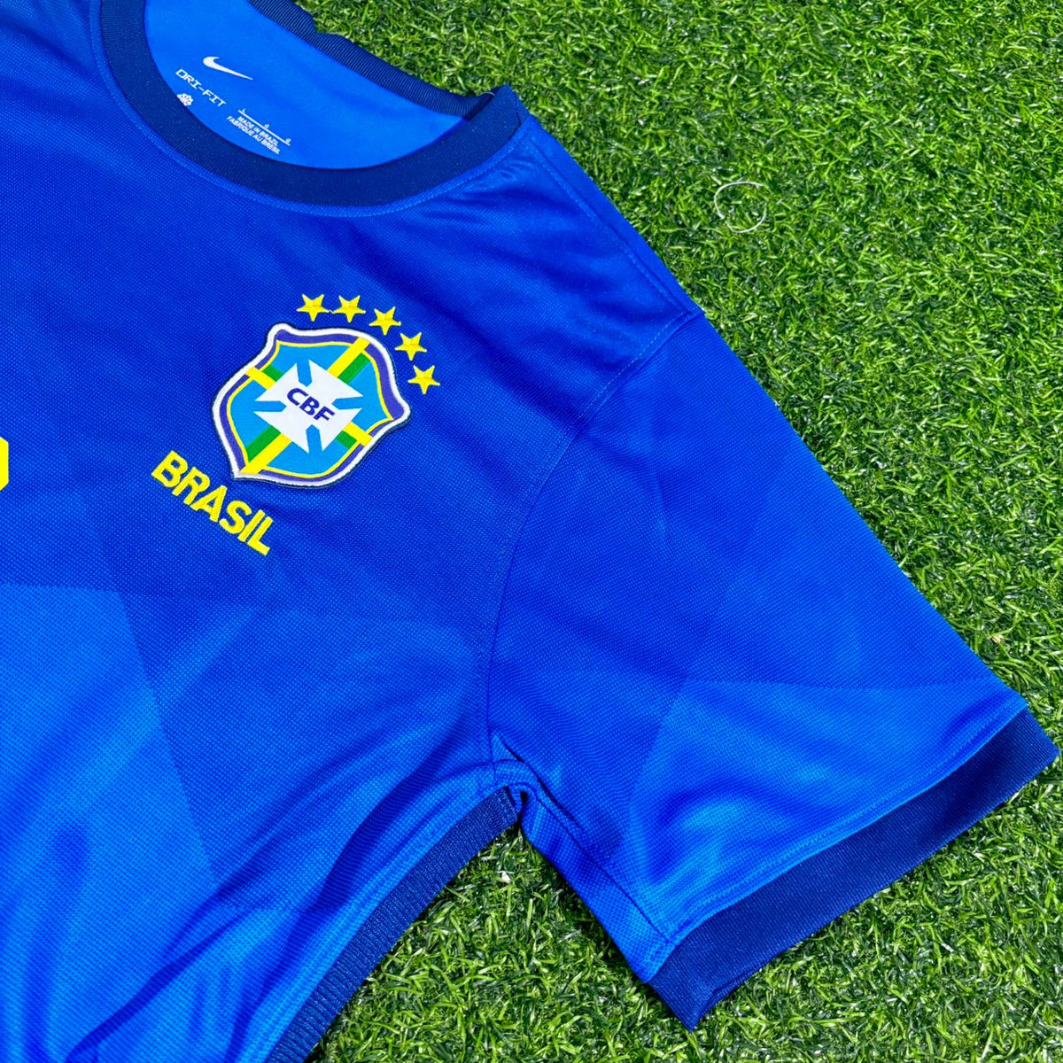 Neymar Jr Brasilien 2021 Copa America Blaues Fußballtrikot