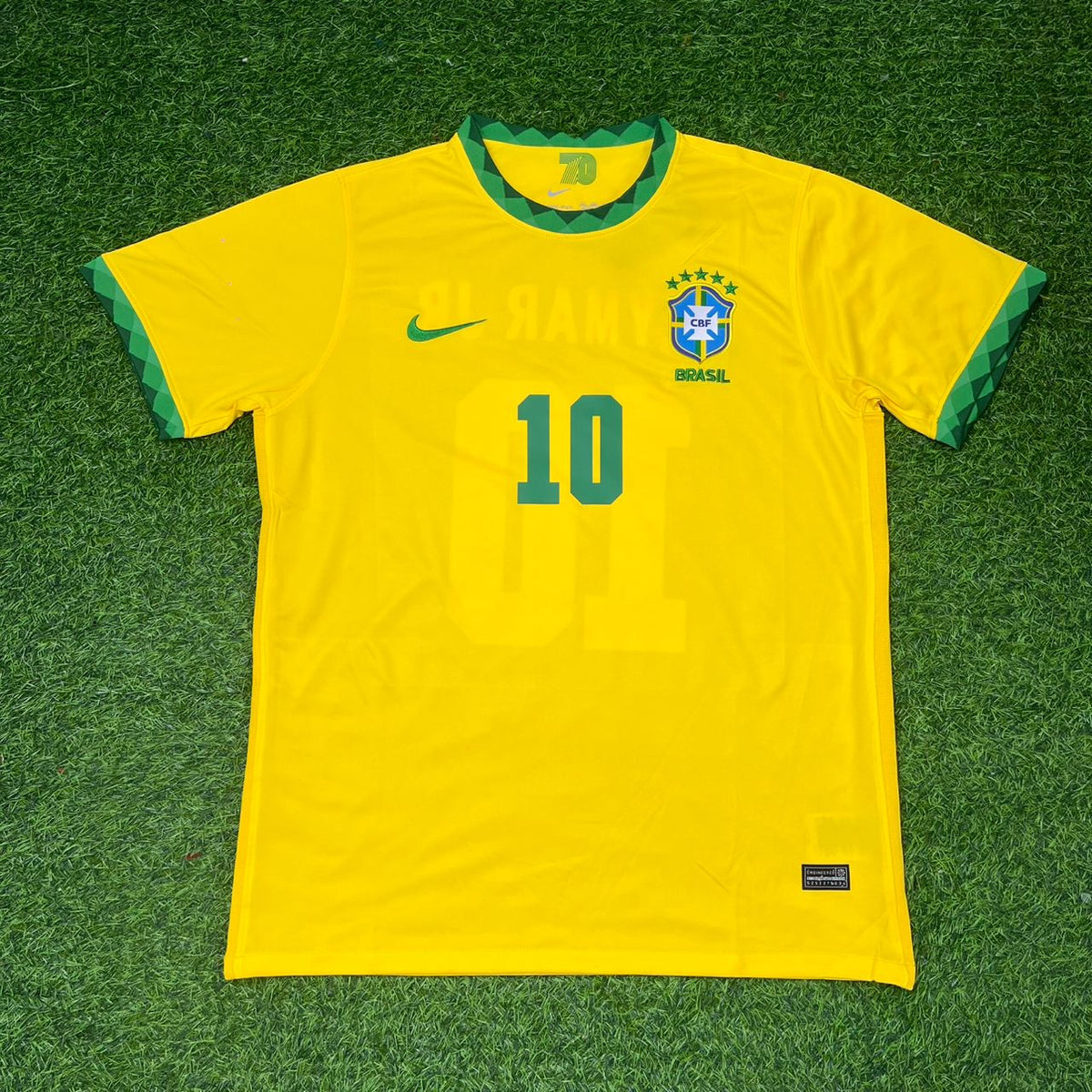 Neymar Jr Brazil 2021 Copa America Home Football Jersey