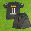Neymar Jr Santos 2009-2013 Black Kids Retro Football Jersey