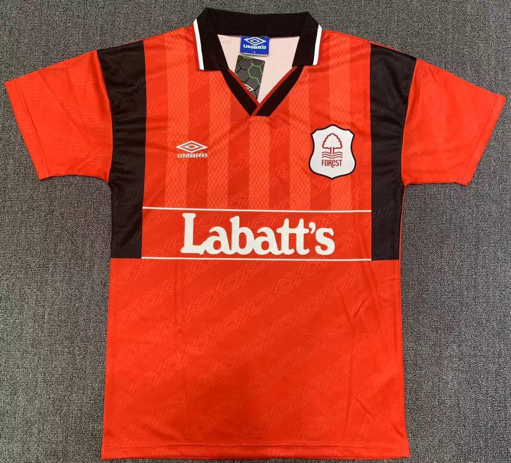Nottingham Forest 1994/1995 Rotes Heim-Retro-Trikot