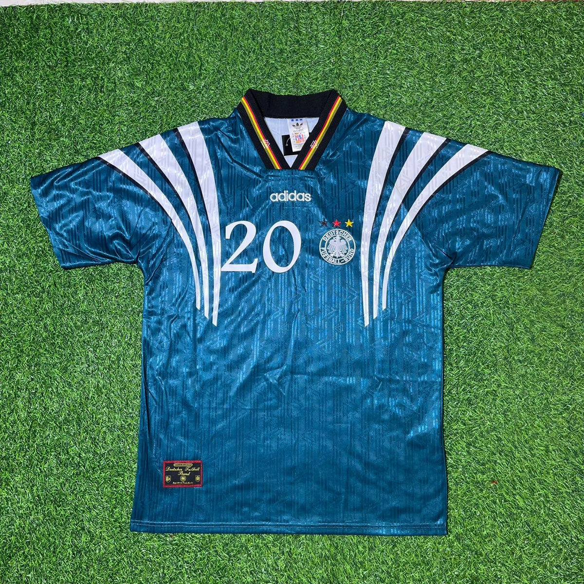 Oliver Bierhoff #20 Germany Deutschland EM 1996 Finale Retro Trikot