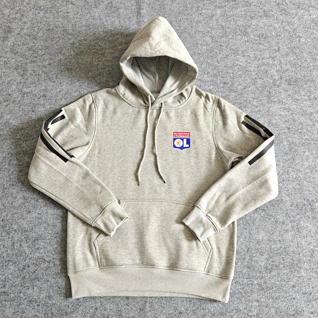 Olympique Lyonnais – Kapuzenpullover Winter-Fleece – Fußball-Hoodie