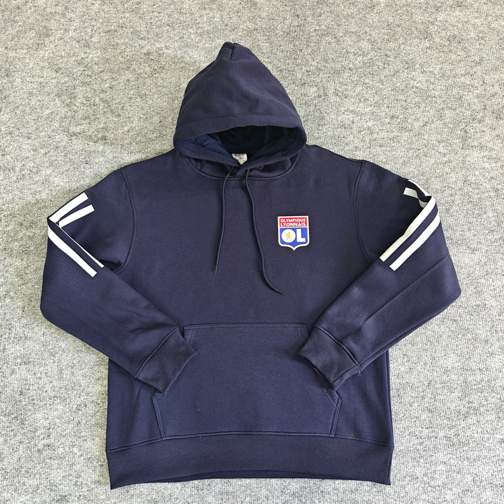 Olympique Lyonnais – Kapuzenpullover Winter-Fleece – Fußball-Hoodie