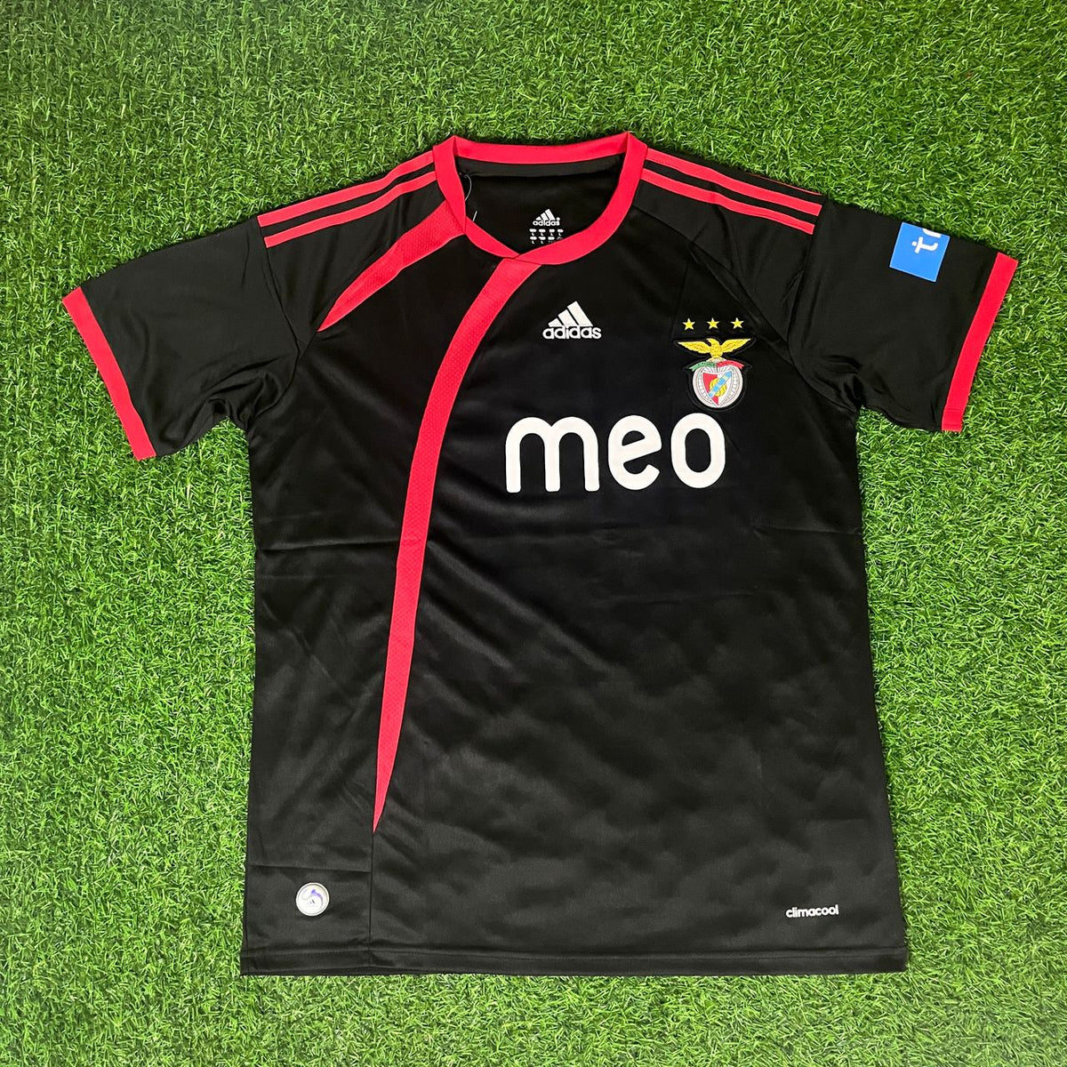Pablo Aimar 10 – Benfica 2009/2010 Away Black Retro Kit Jersey Trikot Maillot Soccer Shirt