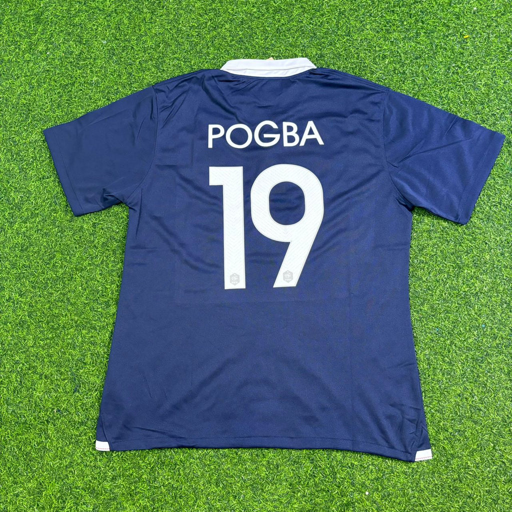 Paul Pogba #19 France 2014 World Cup Football Jersey