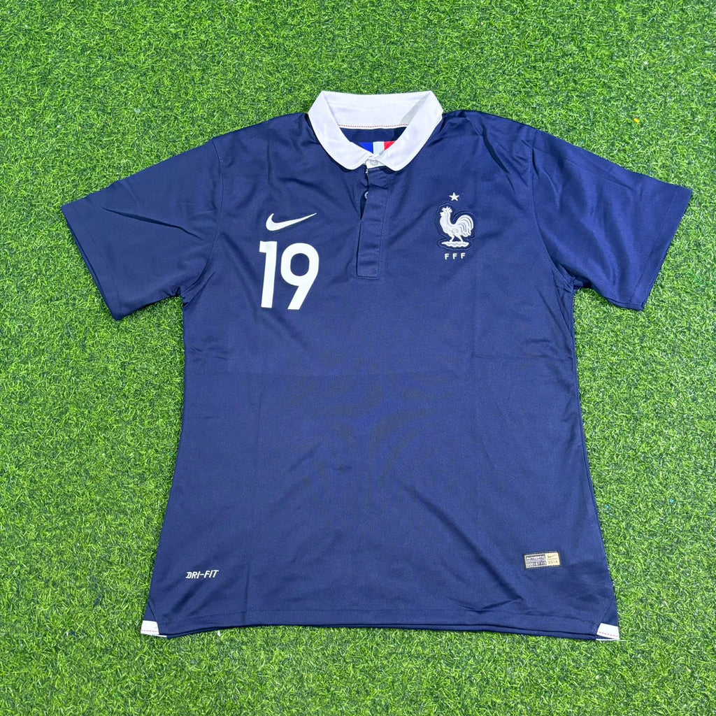 Paul Pogba #19 France 2014 World Cup Football Jersey