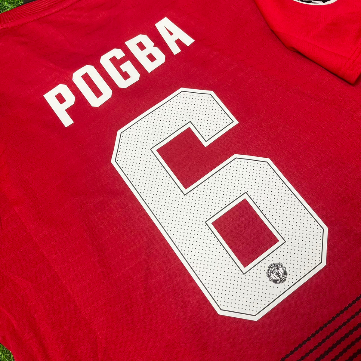 Paul Pogba 6 Manchester United 2018 2019 Retro-Fußballtrikot